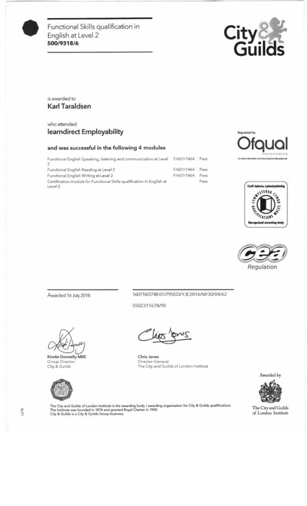 Level 2 English