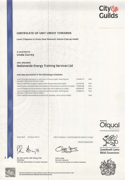 Certificate of competency 3