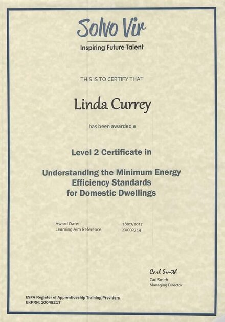Certificate of competency 7